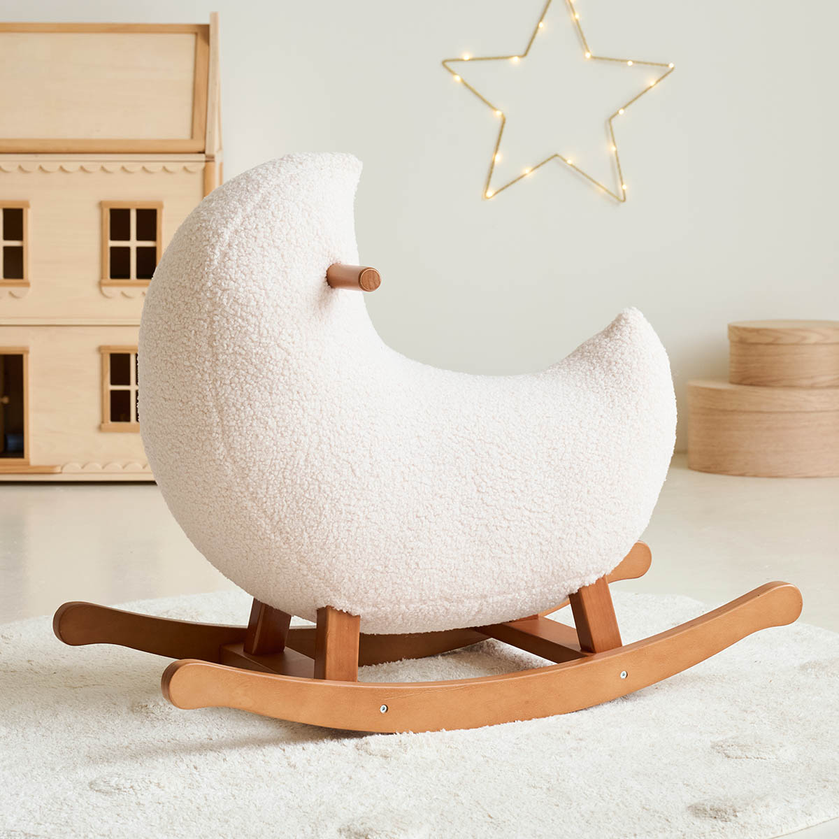 Zaza Home Kinder Houten Hobbelpaard Hobbeldier Schommelspeelgoed Paard