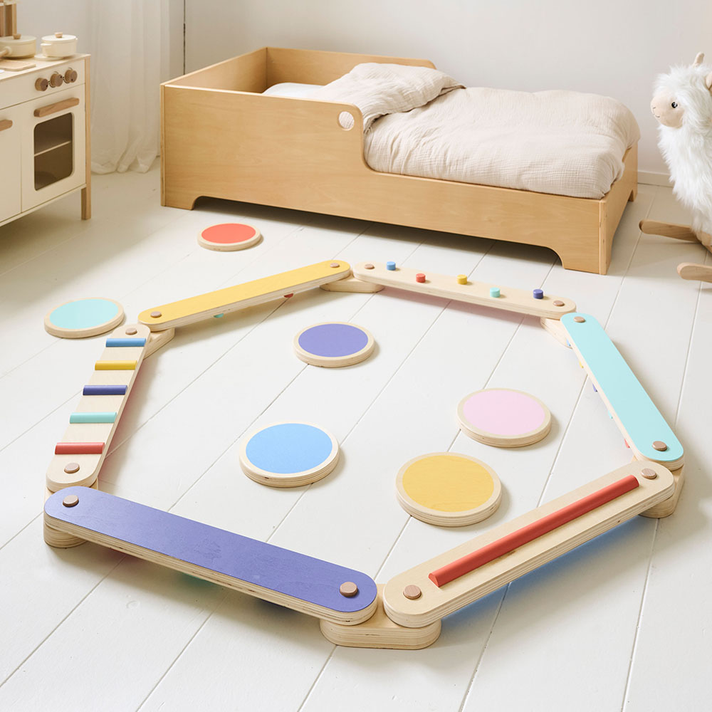 Meowbaby balansbalk 6-delig - educatief spel