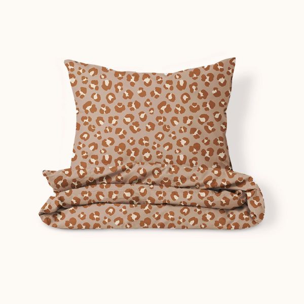 Dekbedovertrekset flanel «Leopard» | 140 x 200 cm