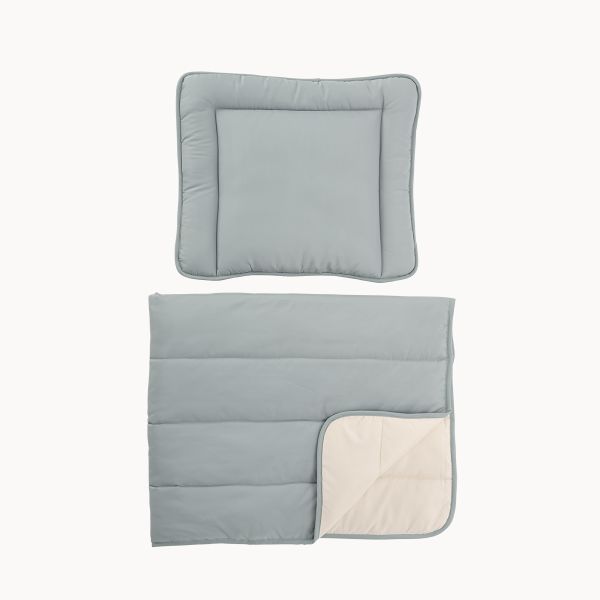 Peuterdekbed zonder overtrek incl. kussen | 120 x 150 cm | Groen