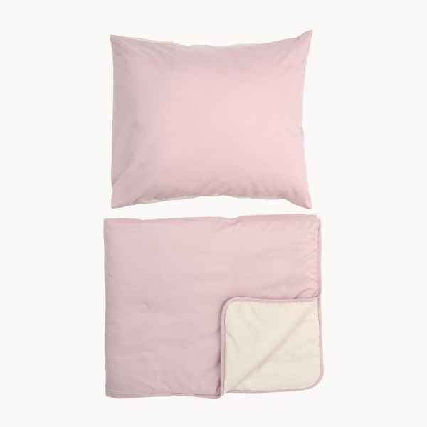 Dekbed zonder overtrek incl. kussenhoes | 140 x 200 cm | Roze
