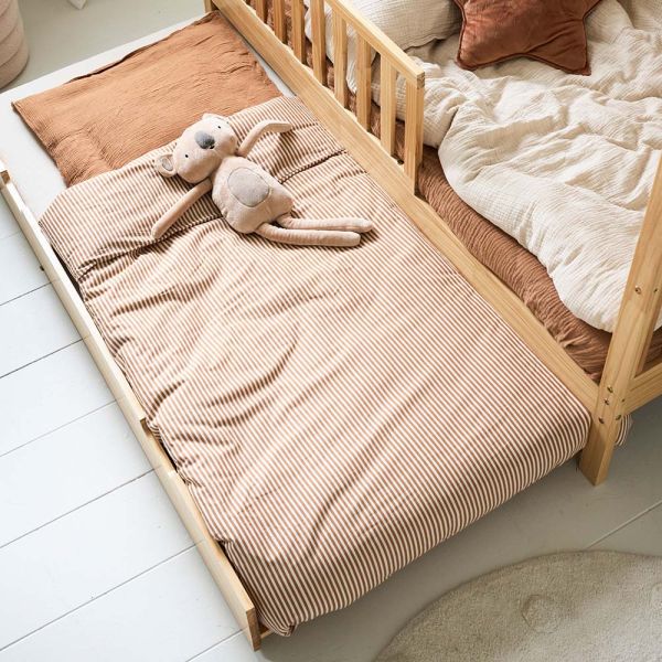 ONDERSCHUIFBED VOOR BEDHUISJES EN «NID» JUNIORBED (80 X 160 CM ) | NATUREL