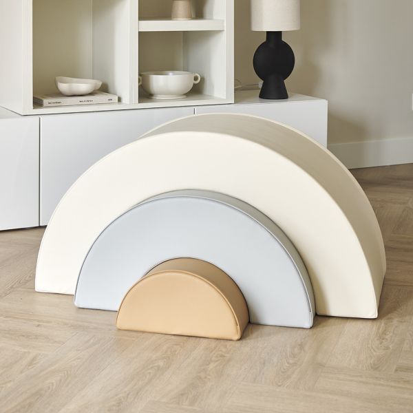 REGENBOOG FOAM BLOKKEN «ARC EN CIEL» | 3-DELIG | PASTEL