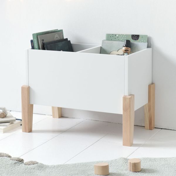 BOEKENKIST/OPBERGKIST «CIEL» | WIT