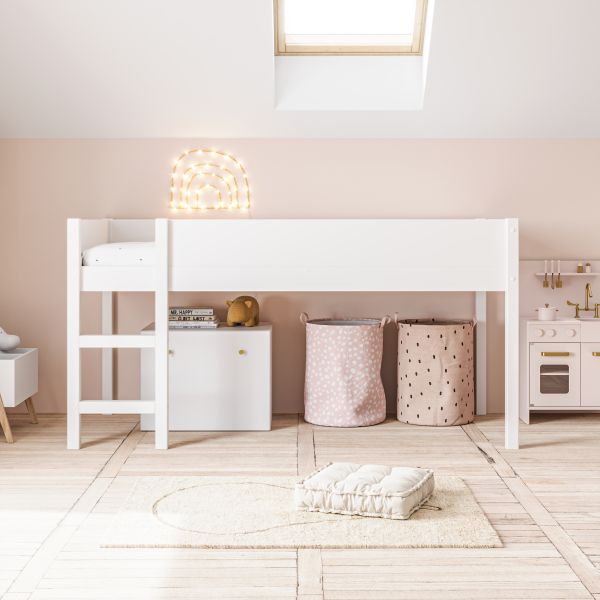 HALFHOOGSLAPER 200X90 «ARBRE II» | WIT