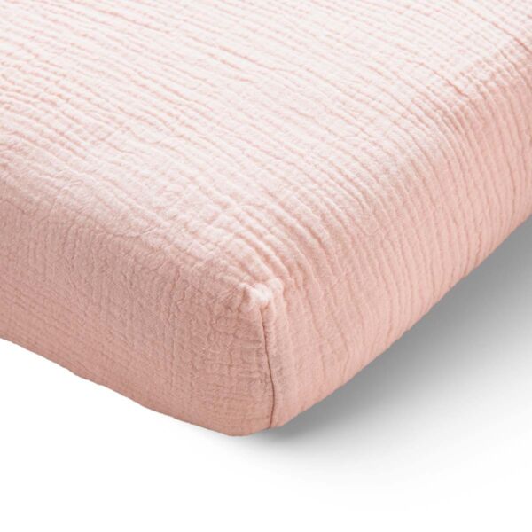 HOESLAKEN 40/45 x 90 cm MOUSSELINE | 100% BIOLOGISCH KATOEN | ROZE