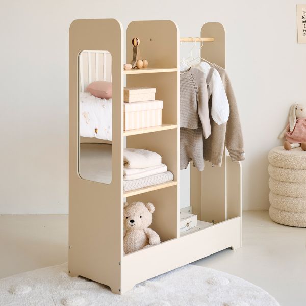 Montessori kledingkast «Lune» | Beige