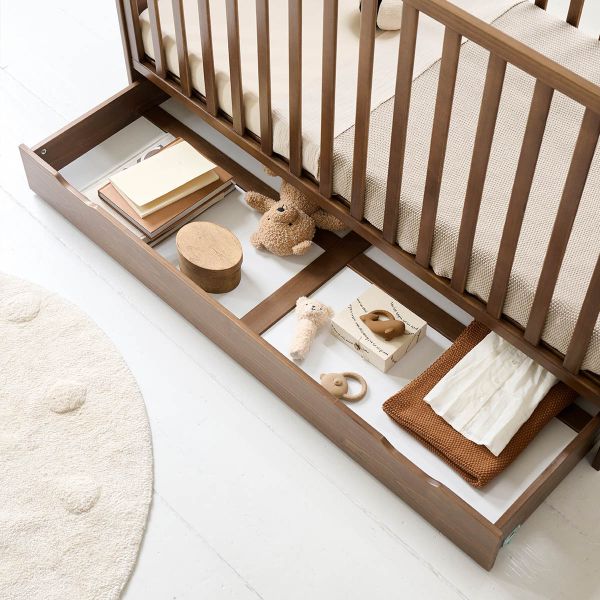 Onderschuiflade voor meegroei- peuterbed | 70 x 140 cm | Cocoa