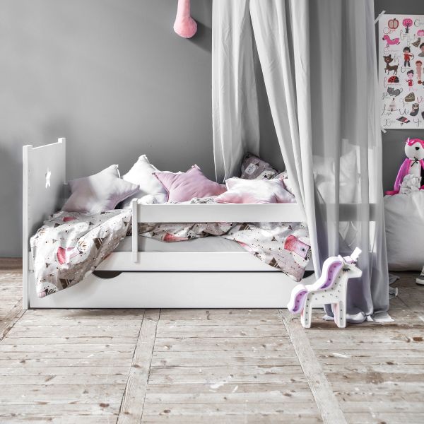 Juniorbed "Nuit" wit 160x70  van Petite Amélie | 2-9 jaar