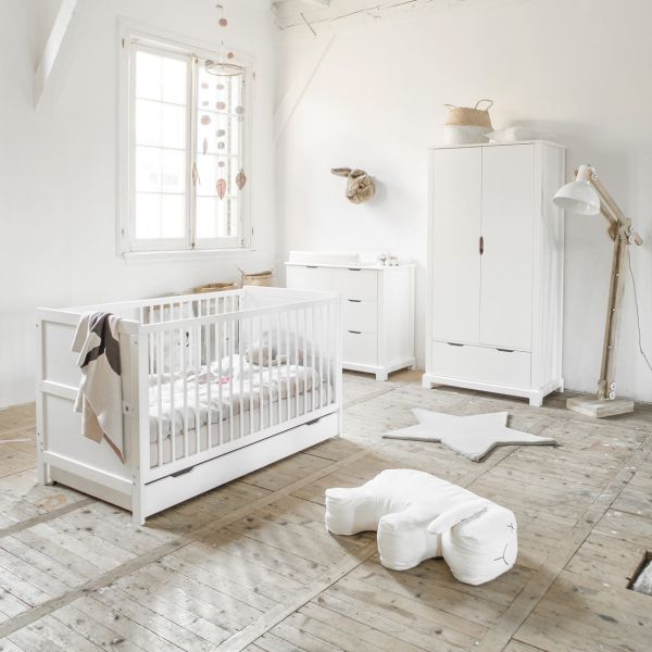 Jongens of Meisjes babykamer? ..Met een neutrale Scandinavische stijl zit je altijd goed