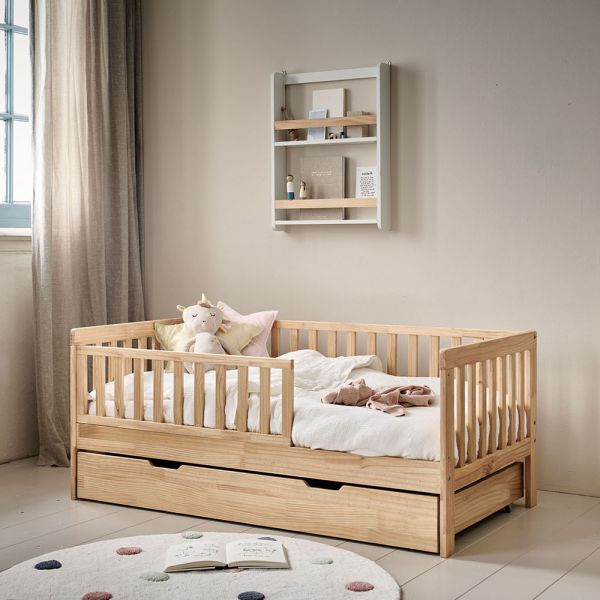 PEUTERBED «PLUME» | 70 X 140 CM | NATUREL
