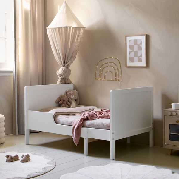 MEEGROEIBED / PEUTERBED «BRUME» | 80 X 140-200 CM | WIT