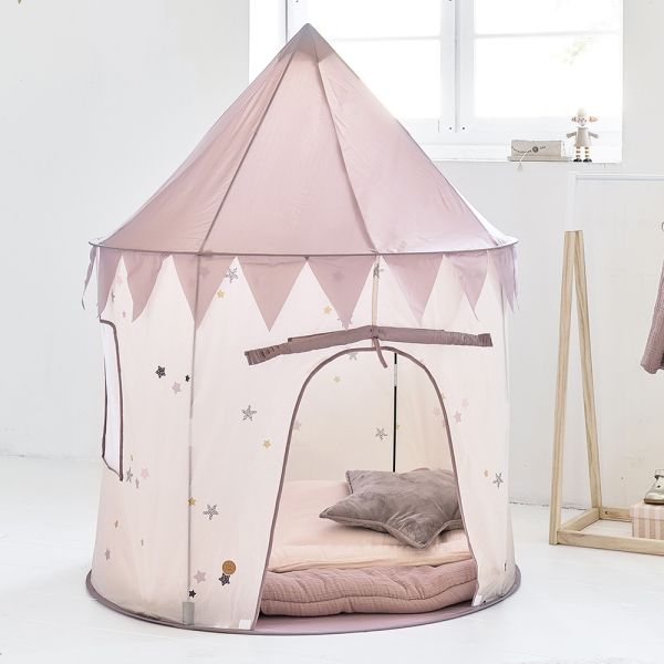 Speeltent Lara | licht en donker roze | 135 cm hoog