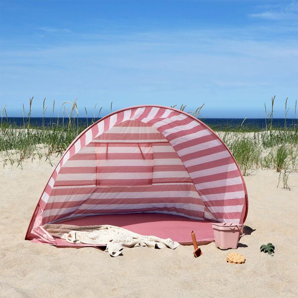 Strand pop up tent roze met draagtas voor gemakkelijk vervoer van Petite Amélie