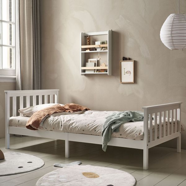 Kinderbed van hout in wit 200x90 cm van Petite Amélie