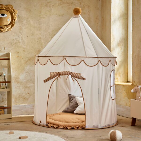 Speeltent pop-up «Lune» | Beige en goud