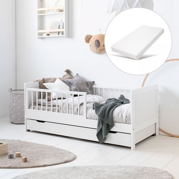 vivien bundle bed met matras 70x140 wit van Petite Amélie