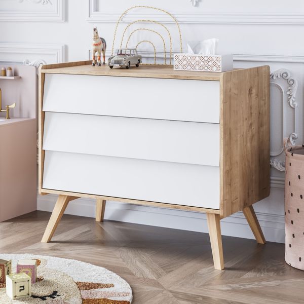 Commode babykamer | «Vintage» | Wit