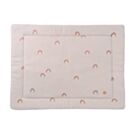 BOXKLEED 75 X 95 CM | BEIGE MET REGENBOOGPATROON