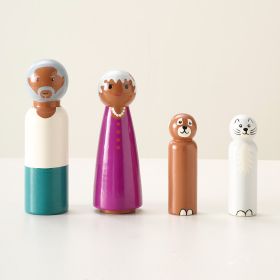 Poppen voor poppenhuis | «Ma Grande Famille Bougainville»