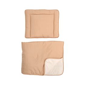 Peuterdekbed zonder overtrek incl. kussen | 120 x 150 cm | Caramel