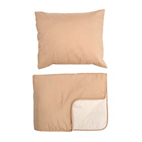 Dekbed zonder overtrek incl. kussenhoes | 140 x 200 cm | Caramel