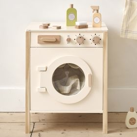 Speelgoed wasmachine «Chantilly» | Met 10-delige accessoires | Beige