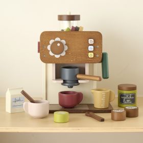 Speelgoed koffiemachine «Noyer» | 17-delig