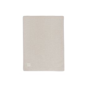 Jollein - Deken Wieg 75x100cm Basic Knit - Oatmeal