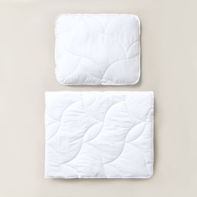 BAMBOE PEUTERDEKBED EN KUSSEN | 120 X 150 CM