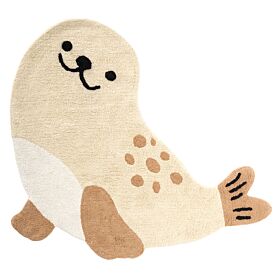 Wasbaar kindervloerkleed | 97 x 110 cm | Zeehond