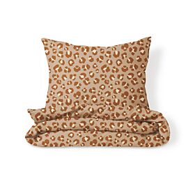 Dekbedovertrekset flanel «Leopard» | 140 x 200 cm
