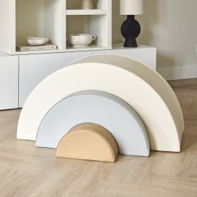 REGENBOOG FOAM BLOKKEN «ARC EN CIEL» | 3-DELIG | PASTEL