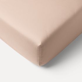 BIOLOGISCH KATOENEN JERSEY HOESLAKEN 80/90 X 200 CM | OUD ROZE