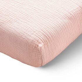 HOESLAKEN 60 X 120 CM | MOUSSELINE KATOEN | ROZE