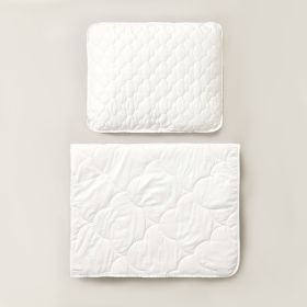 KATOENEN PEUTERDEKBED EN KUSSEN | 120 X 150 CM