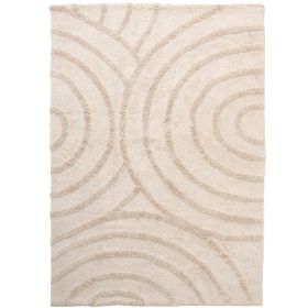 WASBAAR SCANDINAVISCH VLOERKLEED 120 X 170 CM | BEIGE