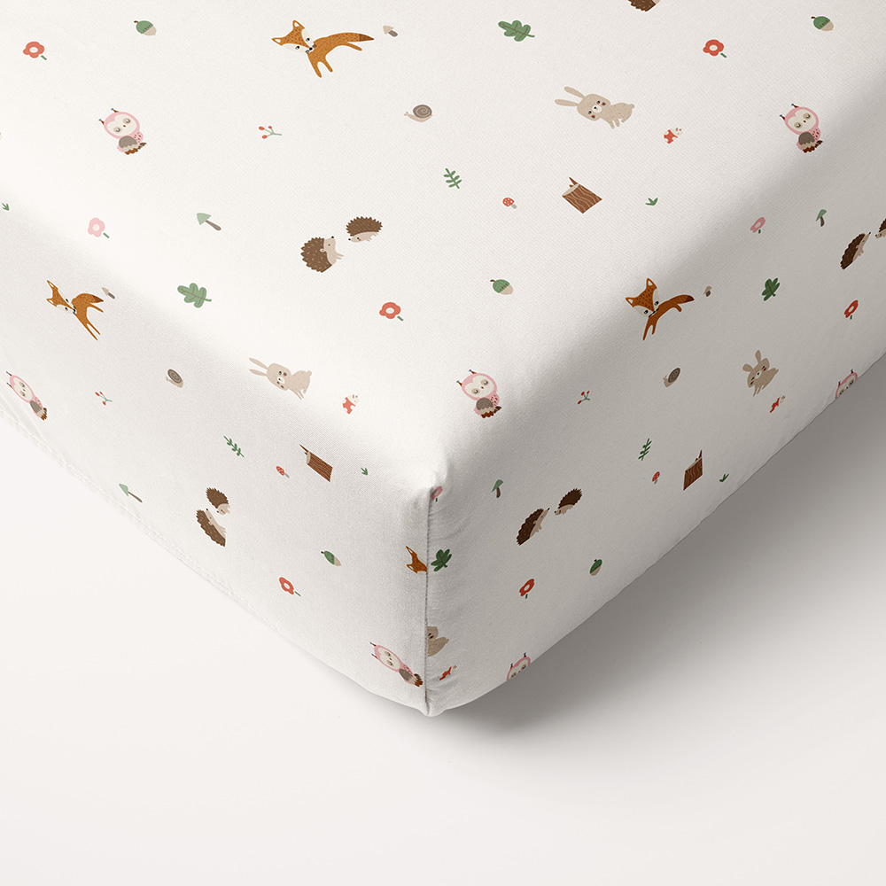 HOESLAKEN 90 X 200 CM «WOODLAND» | OFF-WHITE
