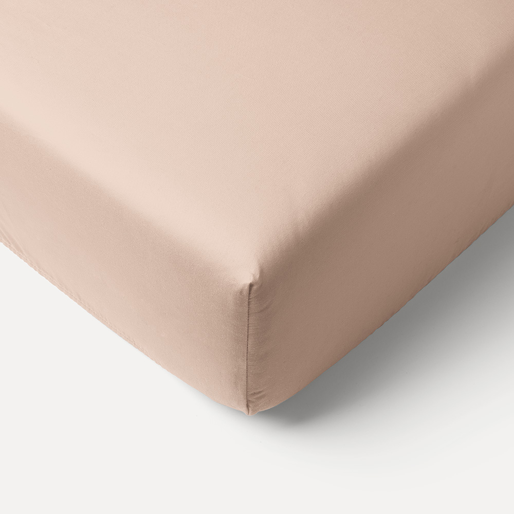 BIOLOGISCH KATOENEN JERSEY HOESLAKEN 70/80 X 160 CM | OUD ROZE
