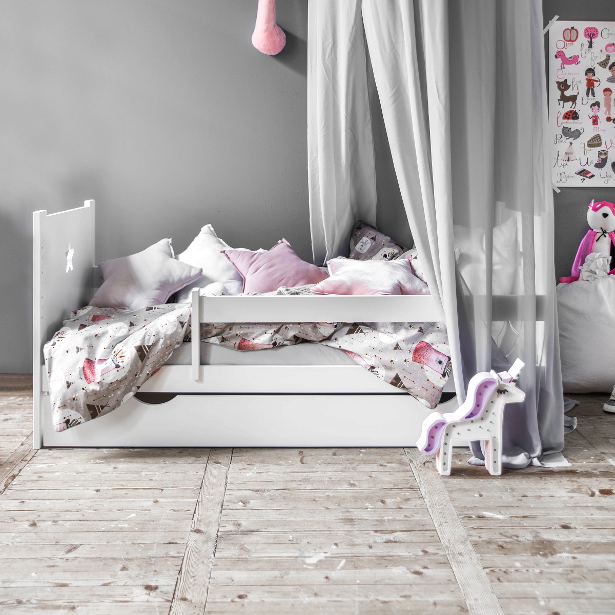 Juniorbed «Nuit» | Wit 160x70