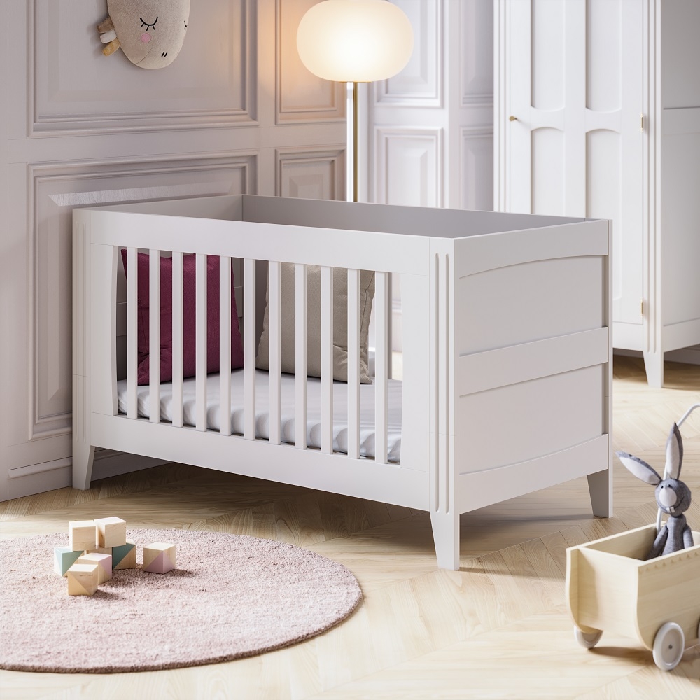 Doorgroei ledikant 140x70 «Milenne» | Wit