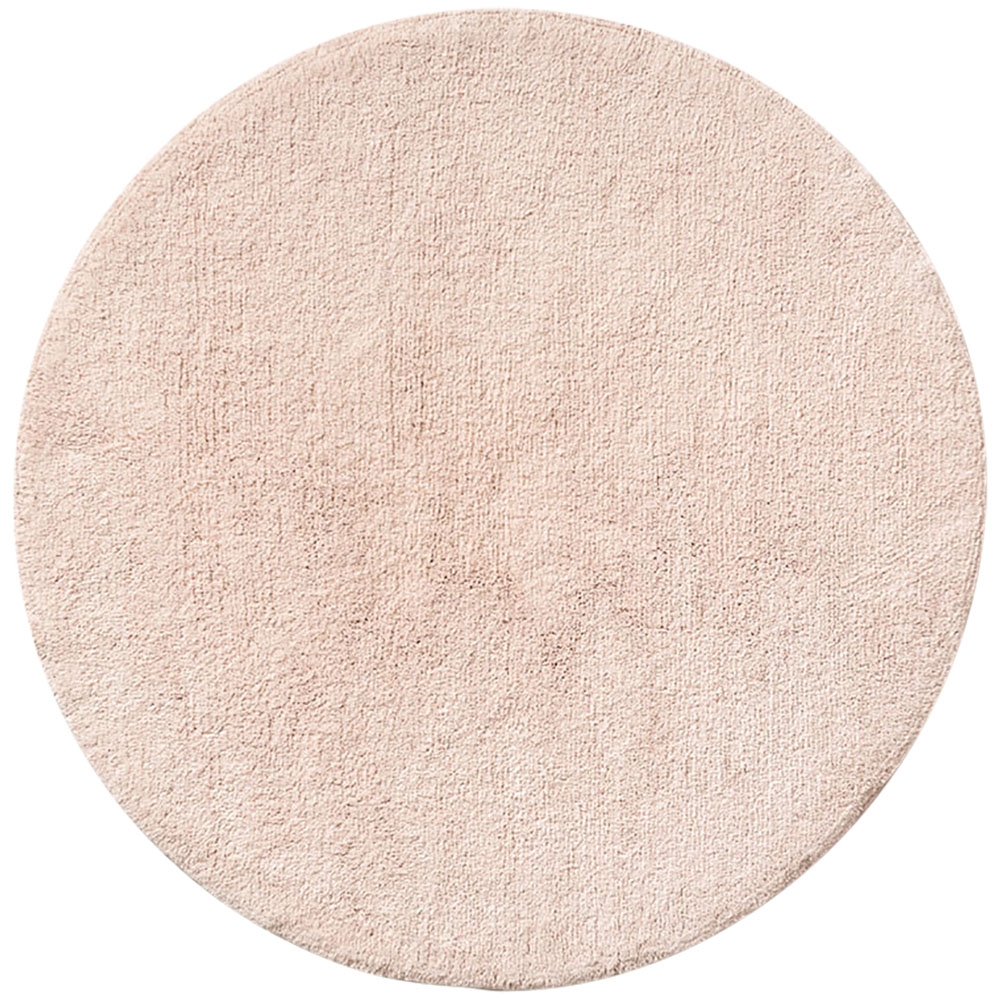 Rond vloerkleed kinderkamer, wasbaar «CERCLE» Ø120 cm | Roze