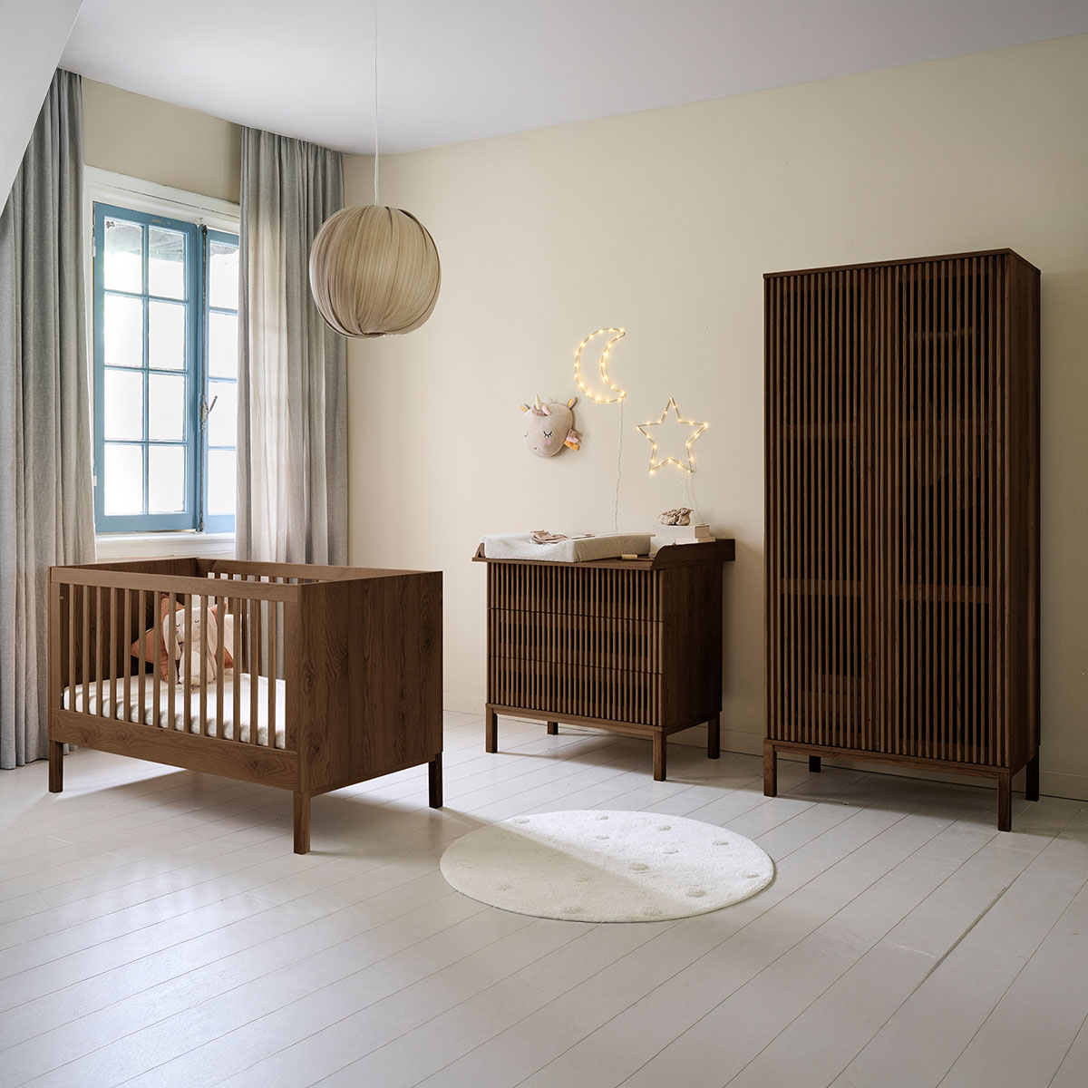 Babykamer Japandi stijl