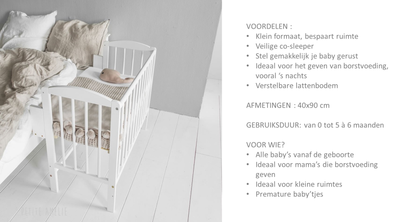 Co-sleeper-aanschuifbedje-Nuage-Petite-Amelie Co-sleeper-aanschuifbedje-Nuage-Petite-Amelie
