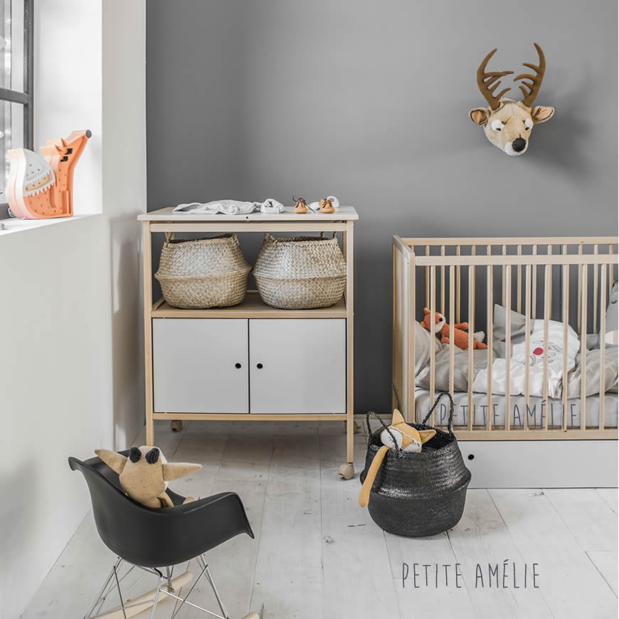Babykamer Vintage van Petite Amélie | afgewerkt in natuurlijk beukenhout